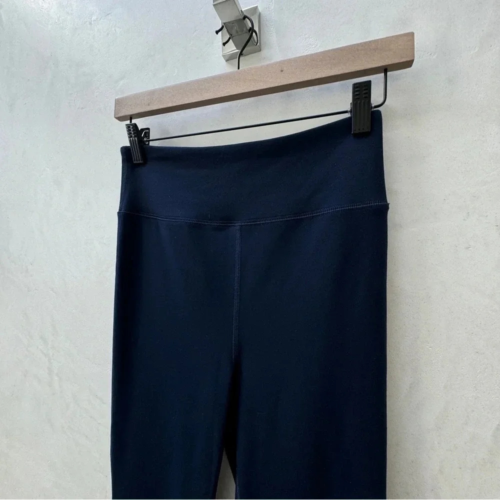 J. Crew Weekend High-Rise 7/8 Legging with Signature Flex Navy Blue Small - Picture 6 of 10